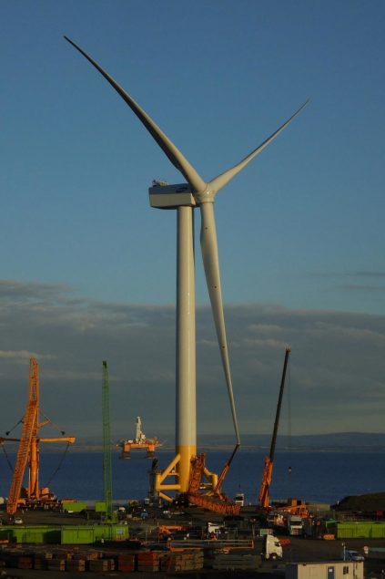 Wind Turbine Baustelle